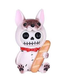 Furrybones Beano Skeleton in Gentleman French Bulldog Costume