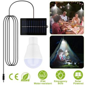 Solar Powered LED Bulb Lamp Rechargeable Night Emergency LED Light Indoor Outdoor Portable Solar Light Lamp