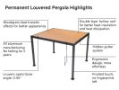 Outdoor Louvered Pergola 10'x13' with Gutter; Well Engineered Waterproof Aluminum Gazebo Kit with Adjustable Roof for Patio; Garden and Deck; All Alum