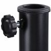 Semicircle Umbrella Stand Black