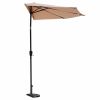 Semicircle Umbrella Stand Black