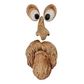 Resin Old Man Tree Hugger Bark Ghost Face Decoration Funny Tree Face D√©cor For Outdoor Yard Easter (Model: A)